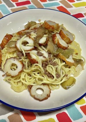超簡単☆ザーサイ塩焼きそば♪♪-レシピのメイン写真