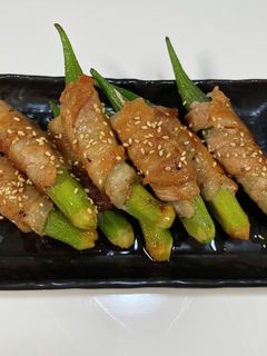 オクラの肉巻き-レシピのメイン写真