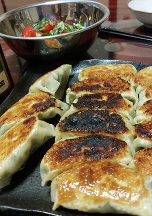 塩麹だけ♪モロヘイヤ餃子♪-レシピのメイン写真
