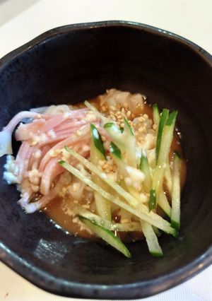 餃子の皮で中華サラダ風おつまみ-レシピのメイン写真