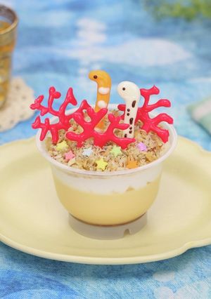 ちんあなごモンブランプリン-レシピのメイン写真