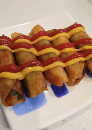 簡単餃子の皮ドッグ-レシピのメイン写真