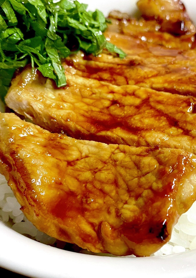 蒲焼きのタレで・豚の蒲焼き丼-レシピのメイン写真