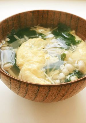 わかめとえのきのスープ-レシピのメイン写真