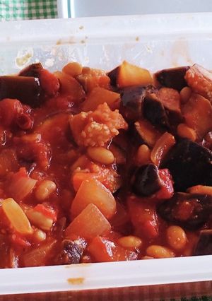 ナスと大豆のトマト煮-レシピのメイン写真