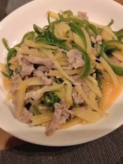 じゃがいもで青椒肉絲、風-レシピのメイン写真