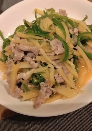 じゃがいもで青椒肉絲、風-レシピのメイン写真