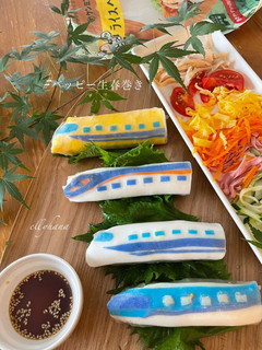 ハッピー生春巻き新幹線・冷し中華-レシピのメイン写真