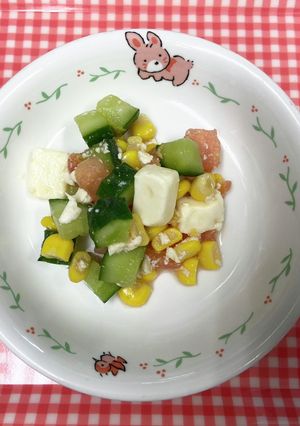 [保育園幼児食]農村サラダ-レシピのメイン写真