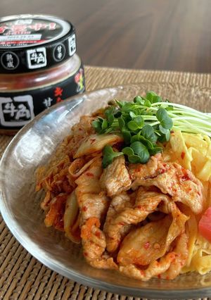 夏にぴったり❕濃厚豚キムチ冷やし中華-レシピのメイン写真