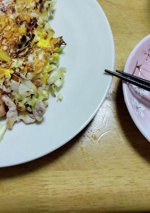 小麦粉無しのお好み焼き-レシピのメイン写真