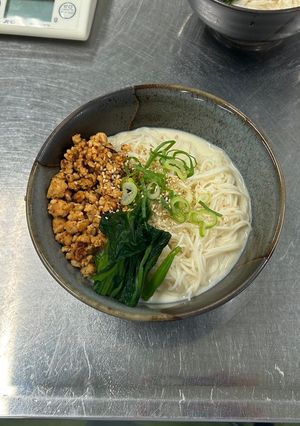 そうめんで作る！ピリ辛豆乳坦々麺-レシピのメイン写真