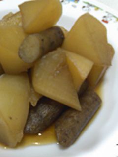 大根とごぼうの甘辛煮-レシピのメイン写真