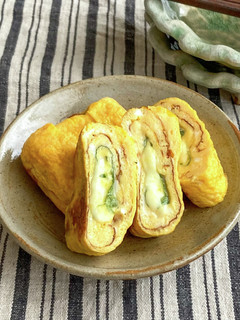 【とろっとチーズの卵焼き】包丁いらず♪-レシピのメイン写真