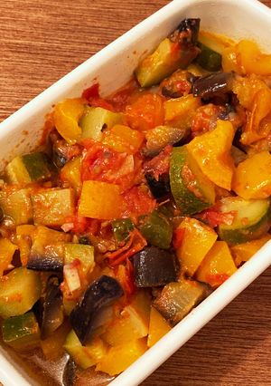 夏野菜たっぷり！塩麹だけでラタトゥイユ-レシピのメイン写真
