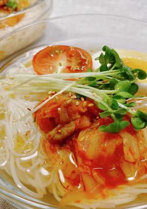 ぶっかけキムチそうめん-レシピのメイン写真
