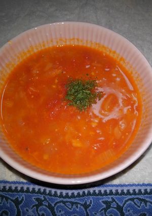 夏野菜☆完熟トマトのスープ-レシピのメイン写真
