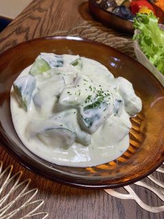 きゅうり、アボカドのヨーグルトサラダ-レシピのメイン写真