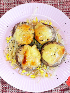 椎茸のツナマヨチーズ焼き♪-レシピのメイン写真