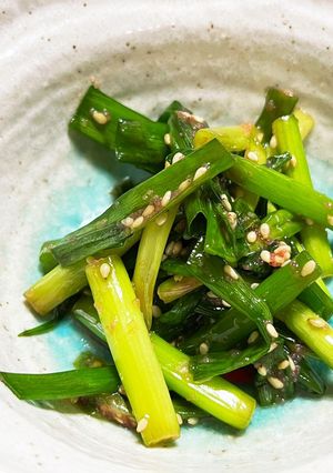 小ねぎと明太子のごま油あえ-レシピのメイン写真