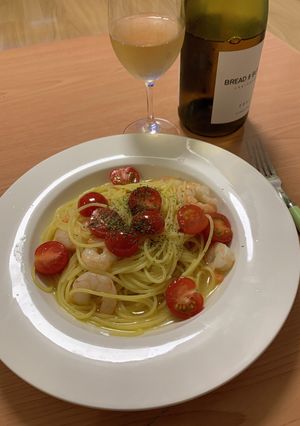 エビとトマトのアーリオオーリオ-レシピのメイン写真