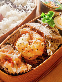 レンジ弁当★豚チリ★スウィートチリソース-レシピのメイン写真