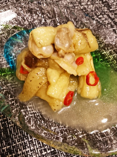 焼き茄子とアサリのレモンオリーブオイル-レシピのメイン写真