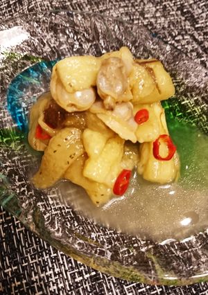 焼き茄子とアサリのレモンオリーブオイル-レシピのメイン写真