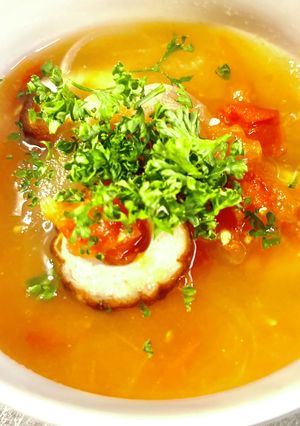 トマトと玉ねぎのスープ～アンチエイジング-レシピのメイン写真