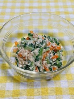 【副菜】ゴーヤとツナの白和え-レシピのメイン写真