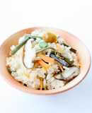簡単手軽な【山菜の白だしおこわ】