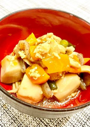 里芋のそぼろ煮＠つくば市学校給食-レシピのメイン写真