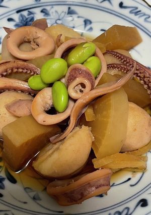 里芋とイカの煮物-レシピのメイン写真