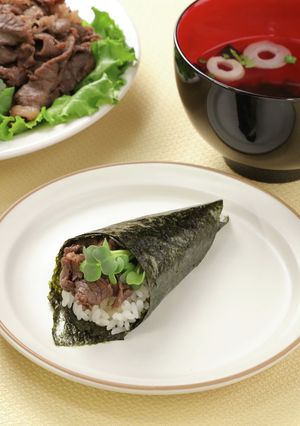 すき焼き風手巻き寿司-レシピのメイン写真
