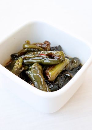 ご飯に合う【ピーマンの甘だし醤油煮】-レシピのメイン写真