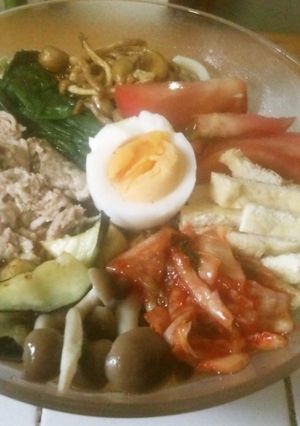 我が家の冷やしカレーうどん-レシピのメイン写真