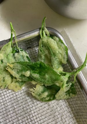 モロヘイヤの天ぷら-レシピのメイン写真