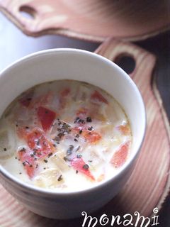 トマ*タマ 洋風茶碗蒸し♫-レシピのメイン写真