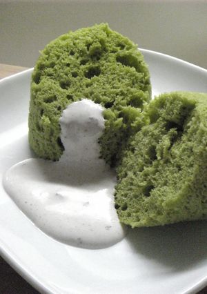 レンジでプチシフォンケーキ☆ヽ(▽⌒*)-レシピのメイン写真