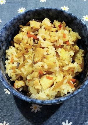 きんぴら鶏ごぼうご飯-レシピのメイン写真