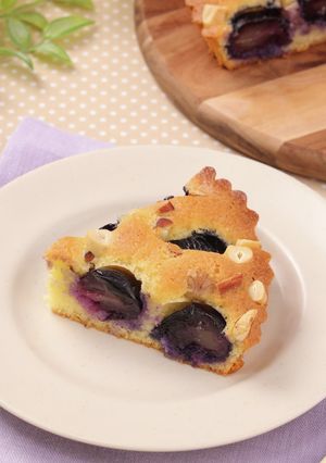 ぶどうとナッツのタルト風ケーキ-レシピのメイン写真