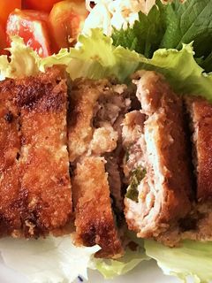 豚コマでわらじカツ梅しそ風味-レシピのメイン写真