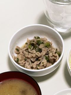 豚こまのねぎ塩だれ炒め-レシピのメイン写真
