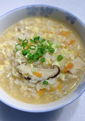 鶏だし卵おじや-レシピのメイン写真