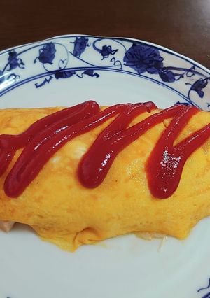 サラダチキンでオムライス-レシピのメイン写真