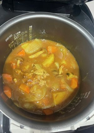 初めての炊飯器カレー！-レシピのメイン写真