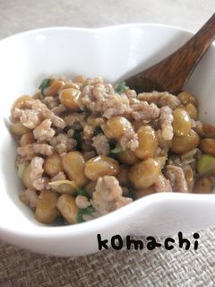 納豆肉みそ-レシピのメイン写真