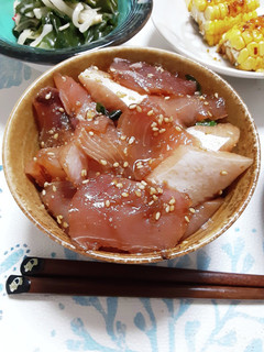 ごまぶり風即席漬け丼!-レシピのメイン写真