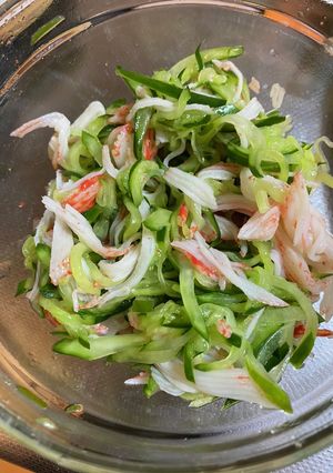 胡瓜とカニカマの酢の物-レシピのメイン写真