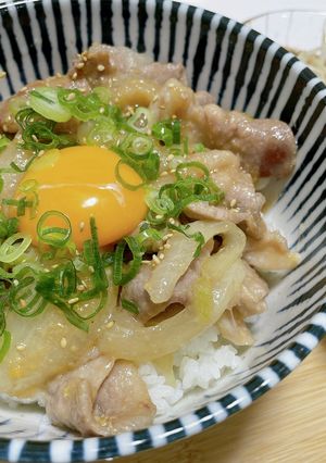 味噌だれ豚丼-レシピのメイン写真